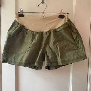 Motherhood Maternity Olive Green Casual Shorts